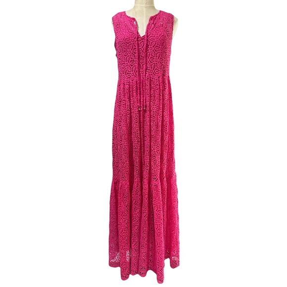NWT TRINA TURK Lace Maxi Dress - Picture 5 of 6